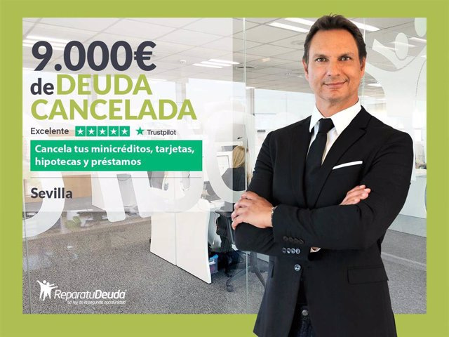 STATEMENT: Repair your Debt Lawyers cancels €9,000 in Seville (Andalusia) with the Second Chance Law