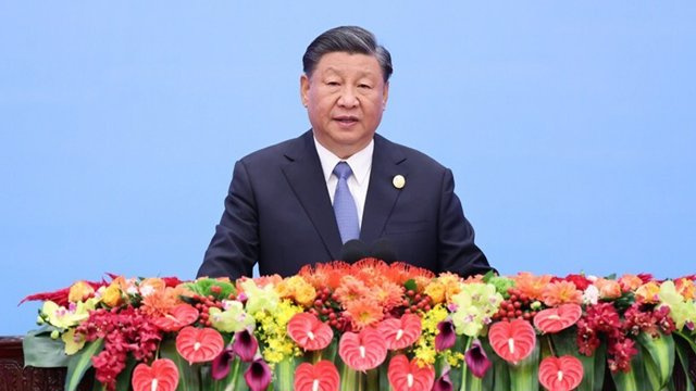 STATEMENT: CGTN: Xi Jinping announces China's eight steps for high-quality cooperation on the Belt and Road