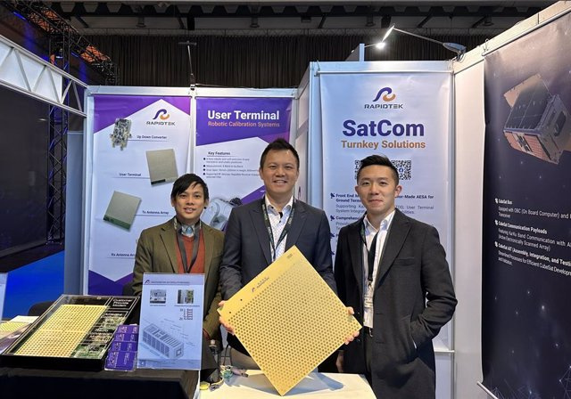 RELEASE: Rapidtek shows its turnkey SATCOM solutions at Space Tech Expo Europe 2023