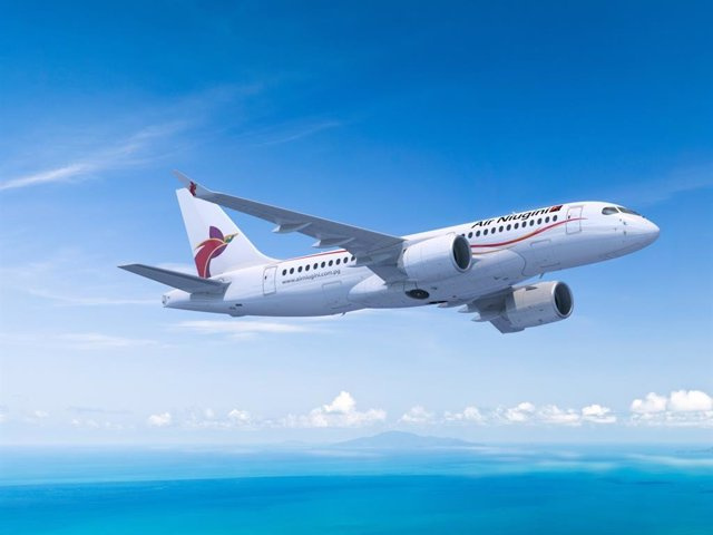 Airbus signs an order with Air Niugini for six of its A220 model aircraft
