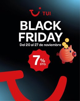 STATEMENT: TUI celebrates Black Friday with a 7% discount on all programming