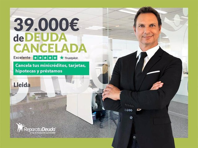 STATEMENT: Repair your Debt Lawyers cancels €39,000 in Lleida (Catalunya) with the Second Chance Law