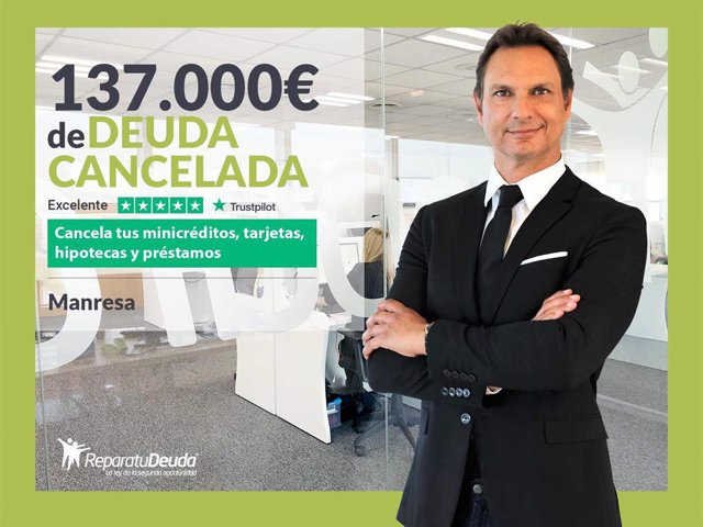 STATEMENT: Repair your Debt Lawyers cancels €137,000 in Manresa (Barcelona) with the Second Chance Law