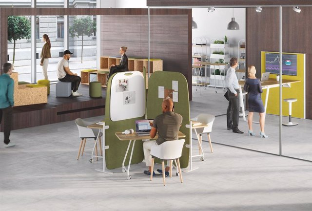 STATEMENT: New office designs "reinvent" the way employees work