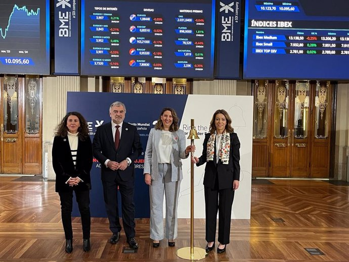The Stock Exchange celebrates Women's Day with an honorary ringing of the bell for gender equality