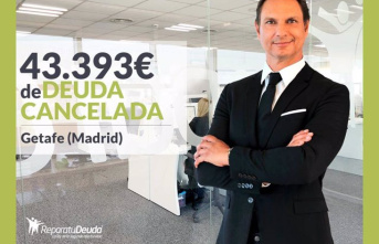 STATEMENT: Repara tu Deuda Abogados cancels €43,393 in Getafe (Madrid) with the Second Chance Law