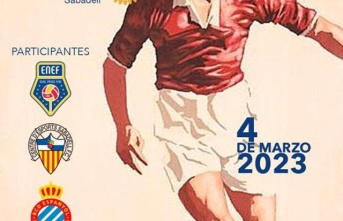 STATEMENT: Repara tu Deuda sponsors the charity tournament between Espanyol, Sabadell and the Spanish Selection of notaries