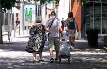Pension spending exceeded 12,000 million euros in July for the first time, 10.8% more