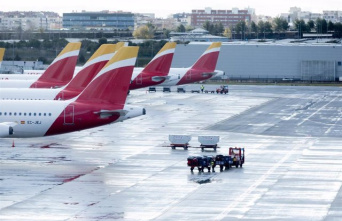 Iberia estimates monitoring of the handling strike at 20.2%, with punctuality of 82%