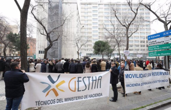 Some 1,300 Treasury technicians gather in 6 cities to protest the mobility crisis they are suffering