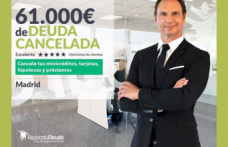 STATEMENT: Repair your Debt Lawyers cancels €61,000 in Madrid with the Second Chance Law