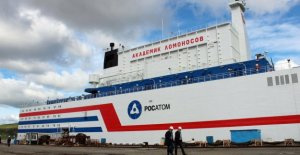 Floating NUCLEAR plant in Russia: Akademik Lomonosov...