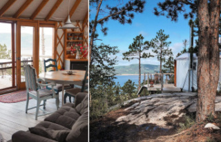 Luxury yurts above the Saguenay Fjord