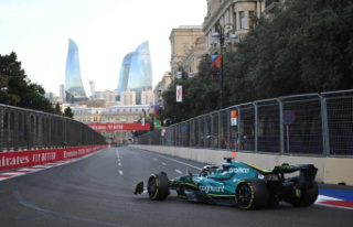 Azerbaijan Grand Prix: Lance Stroll in the wall in...