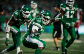 The Roughriders without complex in front of their...