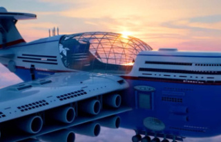 This nuclear-powered flying hotel can fly for 7 years