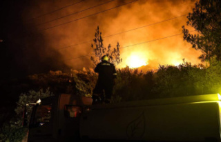 Greece: the fire ravaging the northern suburbs of...
