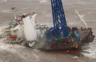 Sinking in the South China Sea after a typhoon: 12...