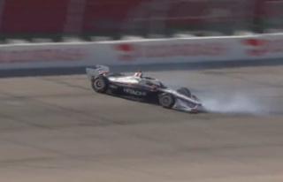 Indycar: a rider transported to the hospital