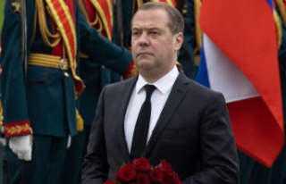 Former Russian President Medvedev talks about the...