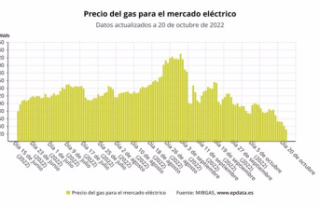 The price of gas falls below 40 euros/MWh and leaves...