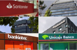 The big bank earned 16,000 million euros until September,...