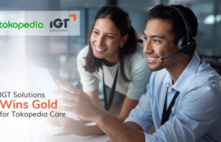 RELEASE: IGT Solutions wins gold for Tokopedia Care