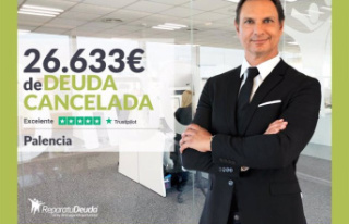 RELEASE: Repair your Debt cancel €26,633 in Palencia...
