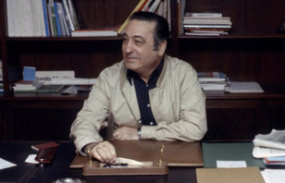 The historic leader of the UGT Nicolás Redondo Urbieta...