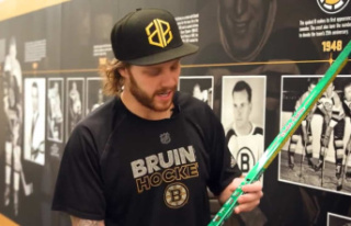 David Pastrnak pays tribute to the Red Sox