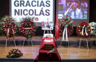 The former general secretary of UGT Nicolás Redondo...