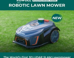 RELEASE: New KOWOLL Kolmower M28E Robotic Lawn Mower:...