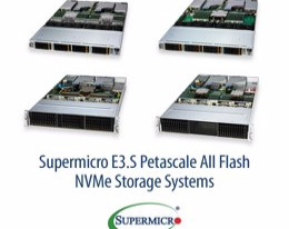 RELEASE: Supermicro Announces E3.S All-Flash Storage...