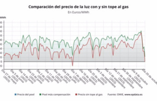 The price of electricity plummets this Friday by 66%,...