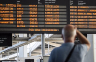 The circulation of high-speed trains between Madrid,...
