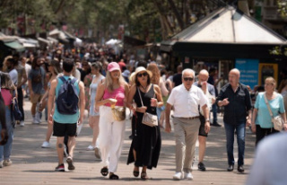 Spending by international tourists in Spain grows...