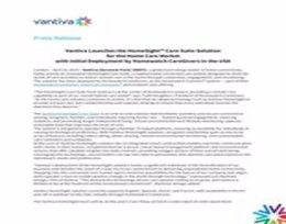 COMUNICADO: Vantiva Launches the HomeSight™ Care Suite Solution for the Home Care Market with Initial Deployment by Homewatch CareGi
