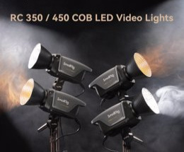 ANNOUNCEMENT: SmallRig features 4 powerful COB LED video lights with "AstralTech" optical system